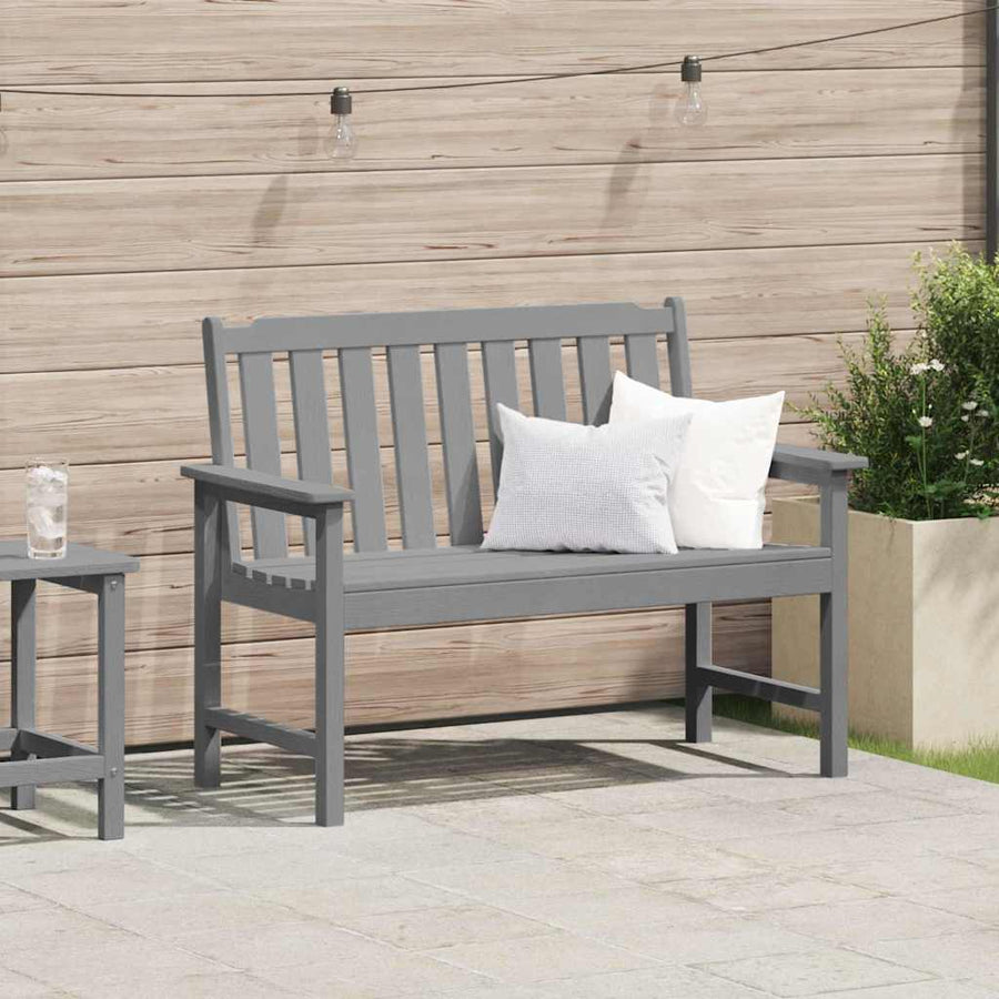 Tuinbank Lichtgrijs 120 x 59 x 88 cm HDPE