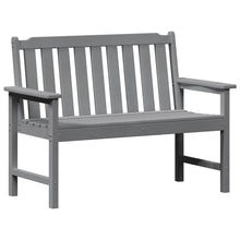 Tuinbank Lichtgrijs 120 x 59 x 88 cm HDPE