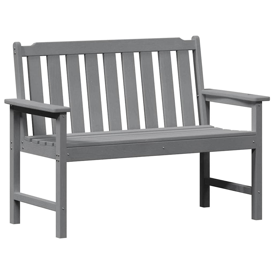Tuinbank Lichtgrijs 120 x 59 x 88 cm HDPE