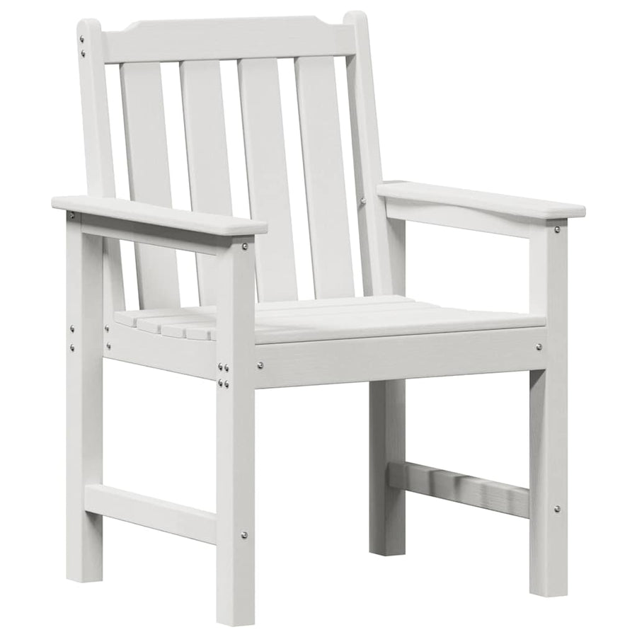 Tuin Eetkamer 2 Pcs 65,5 X 59 X 88 Cm Hdpe Wit Stoel