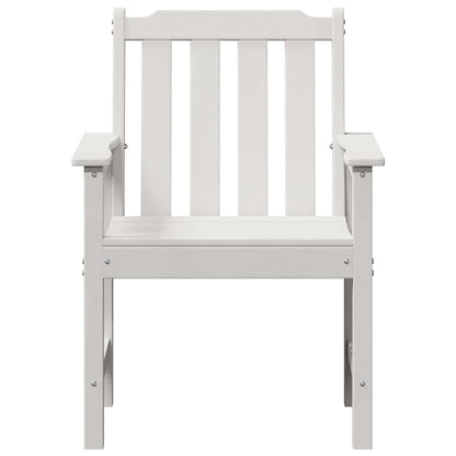 Tuin Eetkamer 2 Pcs 65,5 X 59 X 88 Cm Hdpe Wit Stoel