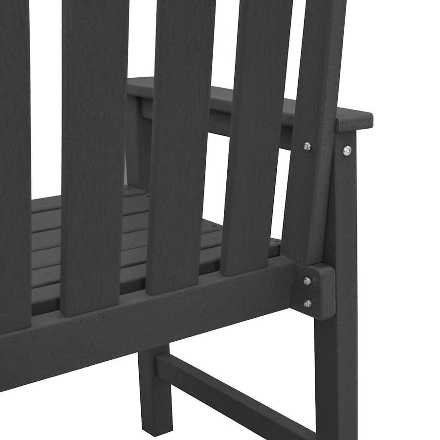 Tuin Eetkamer 2 Pcs 65,5 X 59 X 88 Cm Hdpe Zwart Stoel