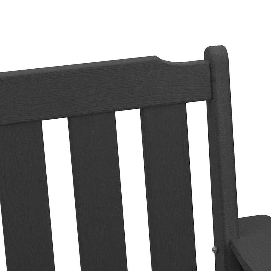 Tuin Eetkamer 2 Pcs 65,5 X 59 X 88 Cm Hdpe Zwart Stoel
