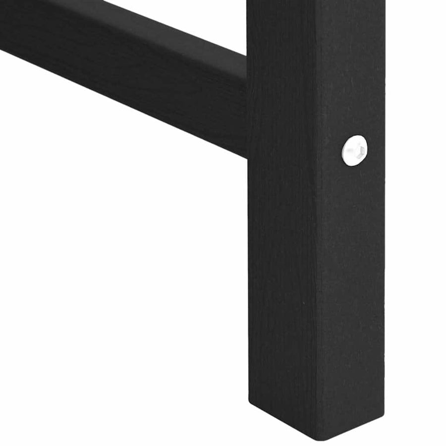 Tuin Eetkamer 2 Pcs 65,5 X 59 X 88 Cm Hdpe Zwart Stoel