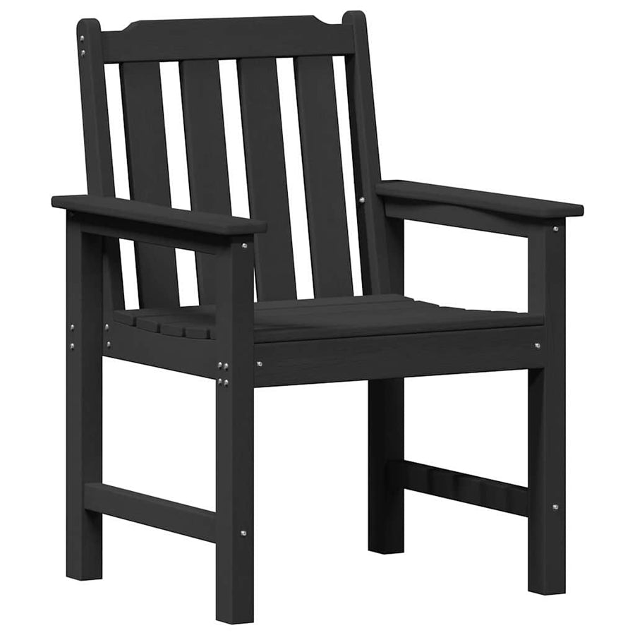 Tuin Eetkamer 2 Pcs 65,5 X 59 X 88 Cm Hdpe Zwart Stoel