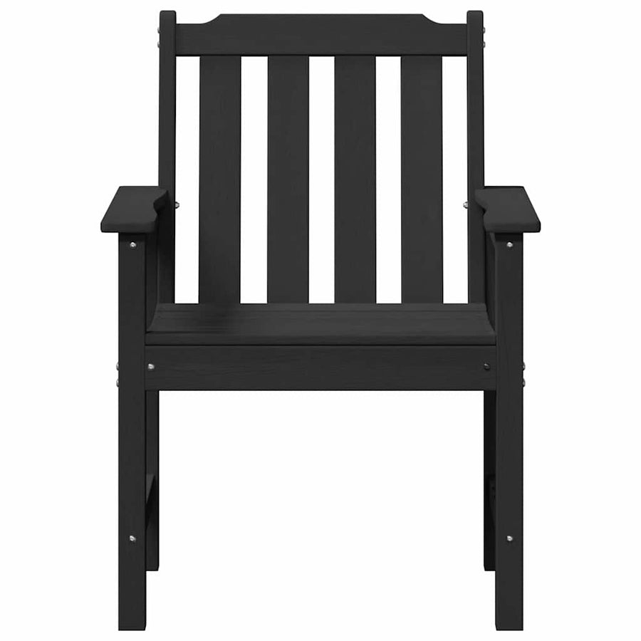 Tuin Eetkamer 2 Pcs 65,5 X 59 X 88 Cm Hdpe Zwart Stoel