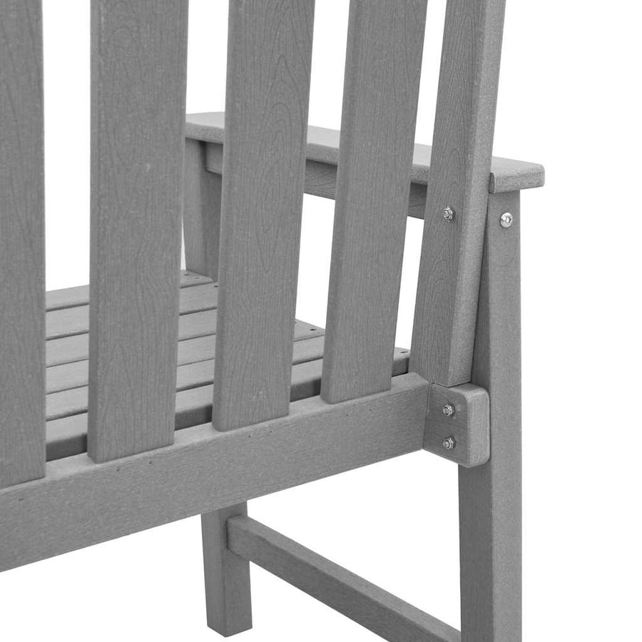 Tuin Eetkamer 2 Pcs 65,5 X 59 X 88 Cm Hdpe Lichtgrijs Stoel