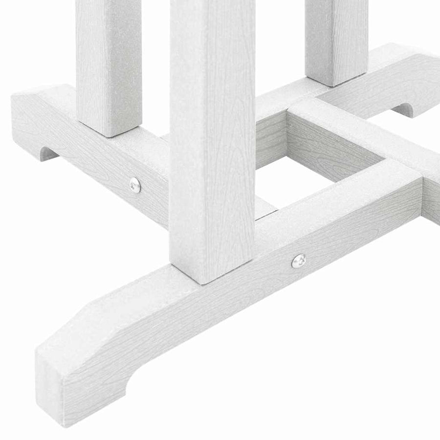 Bartafel Wit 55 x 55 x 107 cm Polyetheen