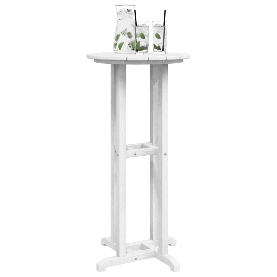 Bartafel Wit 55 x 55 x 107 cm Polyetheen