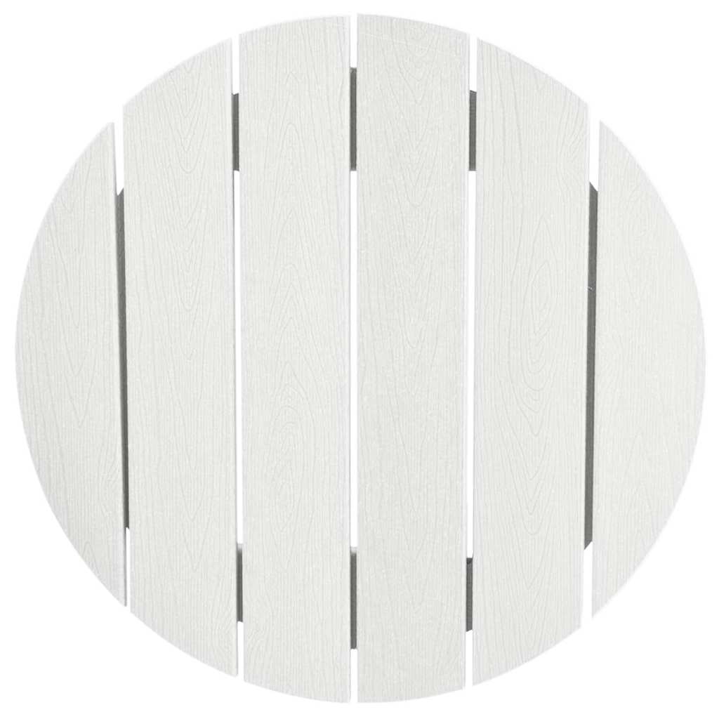 Bartafel Wit 55 x 55 x 107 cm Polyetheen