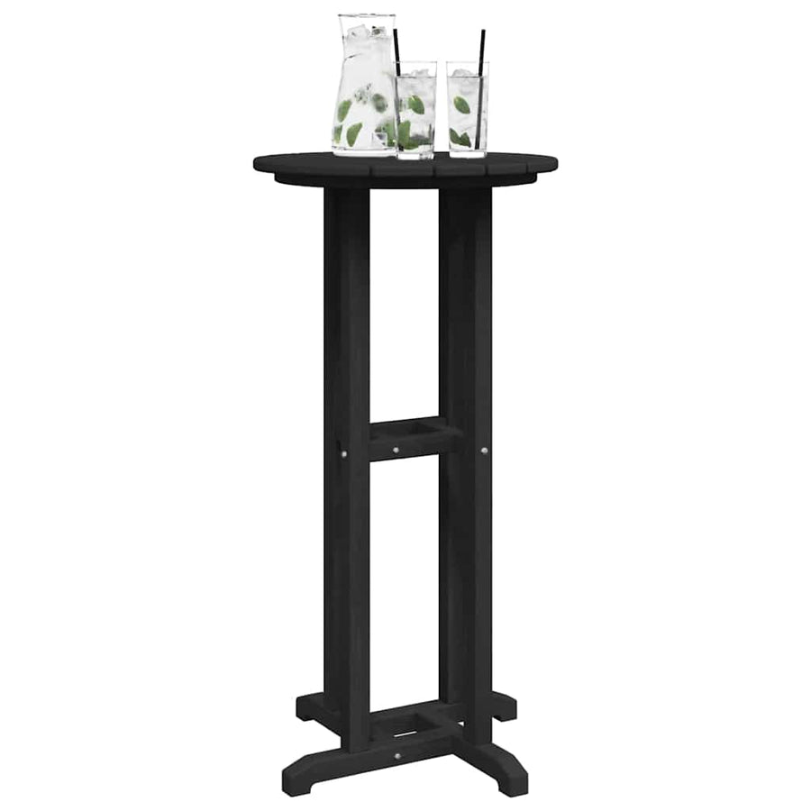 Bartafel Zwart 55 x 55 x 107 cm Polyetheen