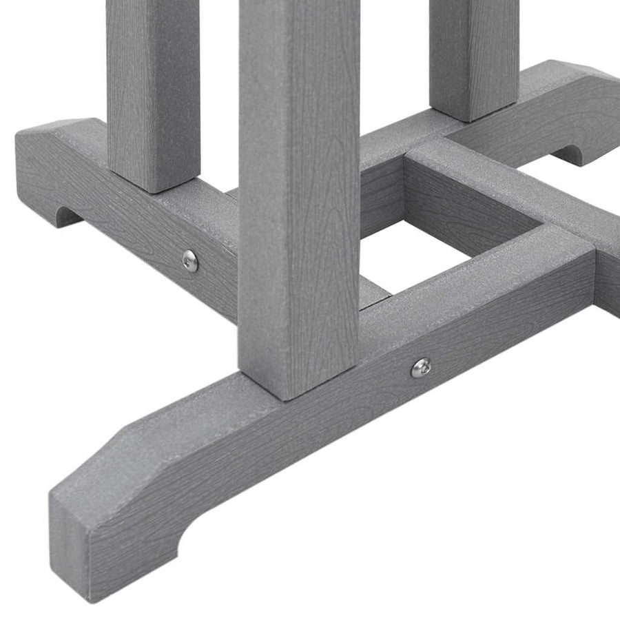 Bartafel Lichtgrijs 55 x 55 x 107 cm Polyetheen