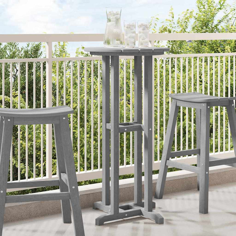 Bartafel Lichtgrijs 55 x 55 x 107 cm Polyetheen