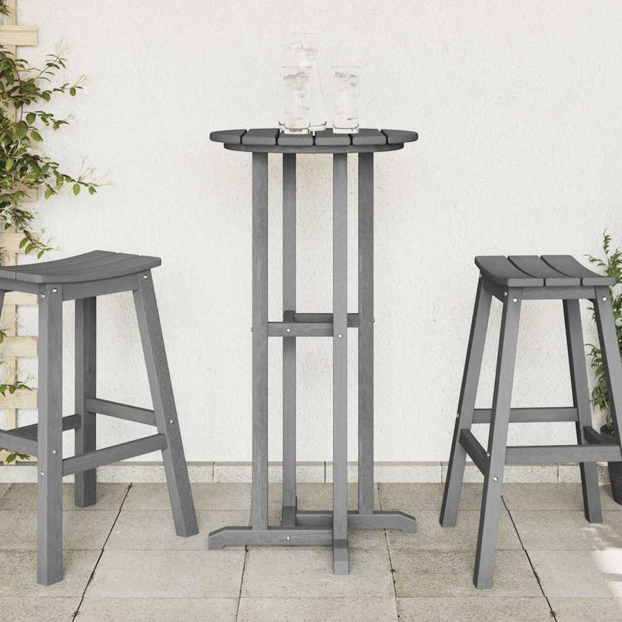Bartafel Lichtgrijs 55 x 55 x 107 cm Polyetheen