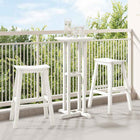 Barkruk 2 stuks wit 52x43x73,5 cm HDPE