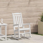 Tuinstoel schommel wit 92x70x108 cm HDPE