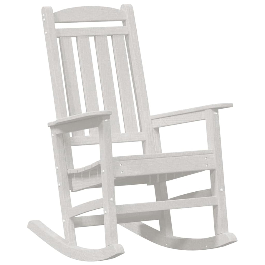 Tuin Schommelstoel Wit 92 x 70 x 108cm HDPE