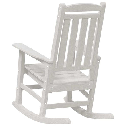 Tuin Schommelstoel Wit 92 x 70 x 108cm HDPE