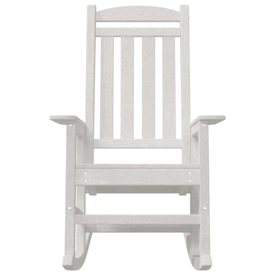Tuin Schommelstoel Wit 92 x 70 x 108cm HDPE