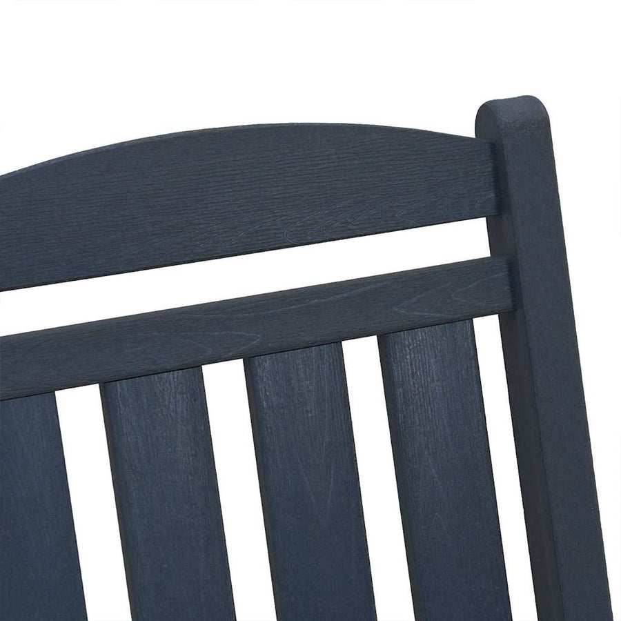 Tuin Schommelstoel Marineblauw 92 x 70 x 108cm HDPE