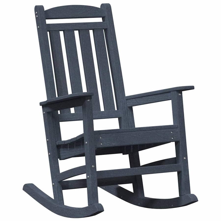 Tuin Schommelstoel Marineblauw 92 x 70 x 108cm HDPE