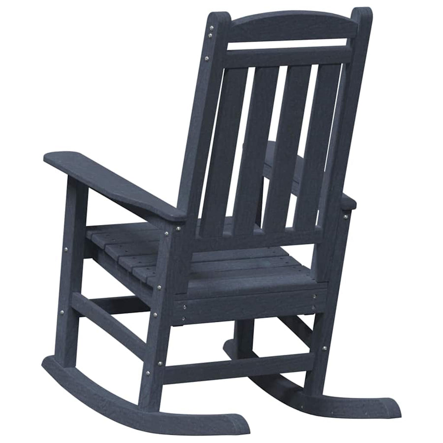 Tuin Schommelstoel Marineblauw 92 x 70 x 108cm HDPE