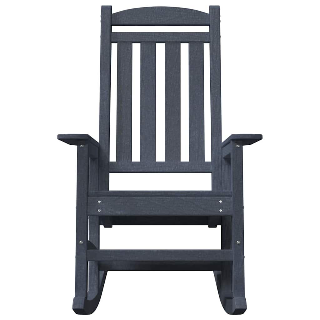 Tuin Schommelstoel Marineblauw 92 x 70 x 108cm HDPE