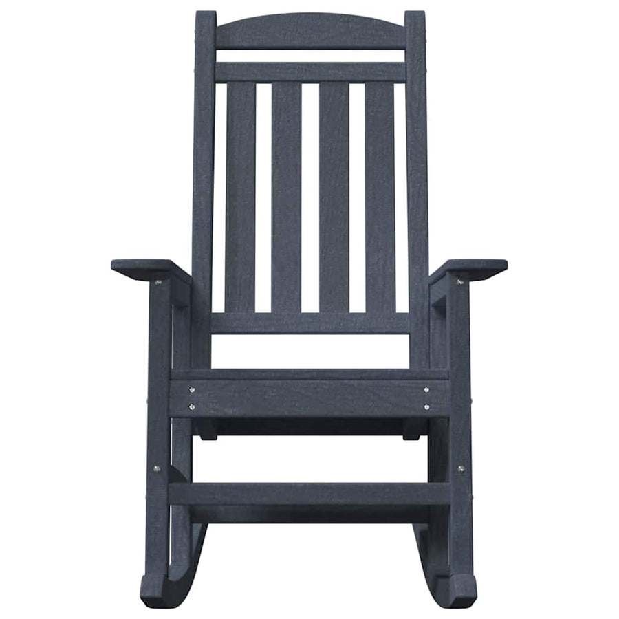 Tuin Schommelstoel Marineblauw 92 x 70 x 108cm HDPE