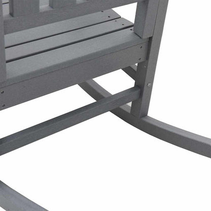 Tuin Schommelstoel Lichtgrijs 92 x 70 x 108cm HDPE