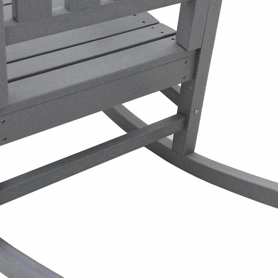 Tuin Schommelstoel Lichtgrijs 92 x 70 x 108cm HDPE