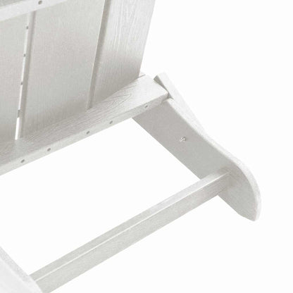 Vouw Adirondack Stoel 80,5 X 74,5 X 92 Cm Hdpe Wit