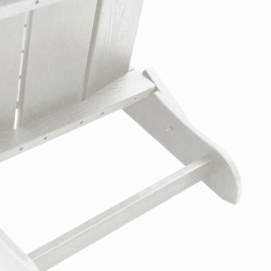 Vouw Adirondack Stoel 80,5 X 74,5 X 92 Cm Hdpe Wit