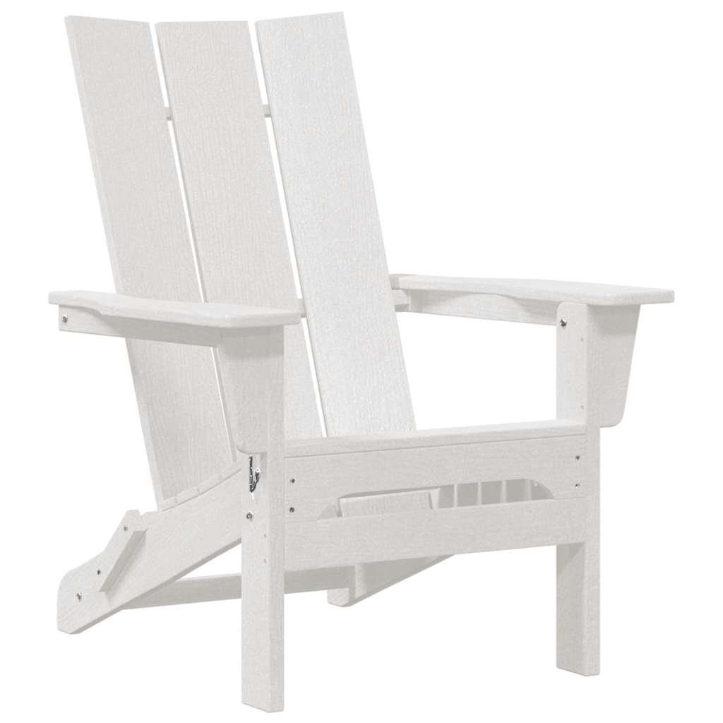 Vouw Adirondack Stoel 80,5 X 74,5 X 92 Cm Hdpe Wit