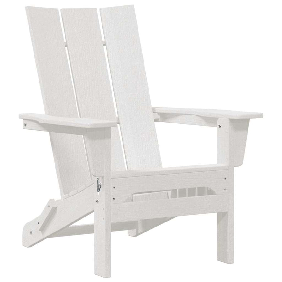 Vouw Adirondack Stoel 80,5 X 74,5 X 92 Cm Hdpe Wit
