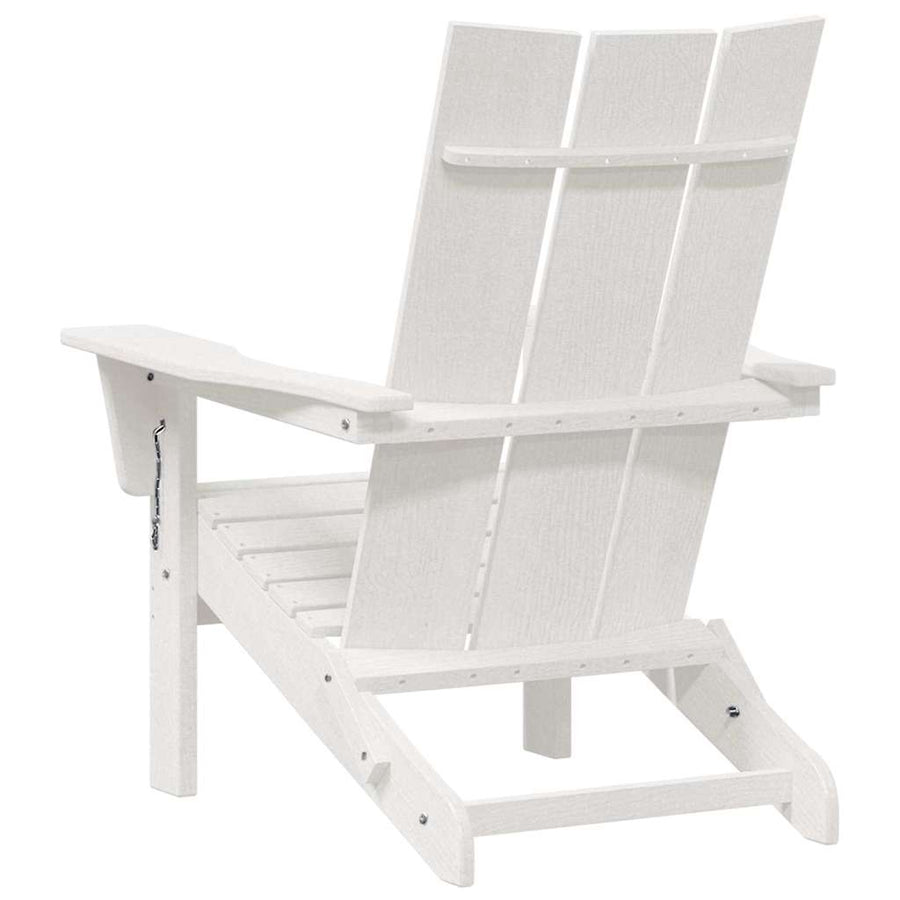 Vouw Adirondack Stoel 80,5 X 74,5 X 92 Cm Hdpe Wit