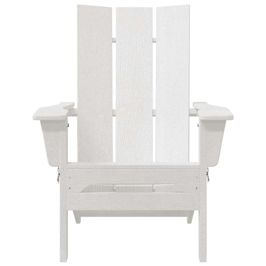 Vouw Adirondack Stoel 80,5 X 74,5 X 92 Cm Hdpe Wit