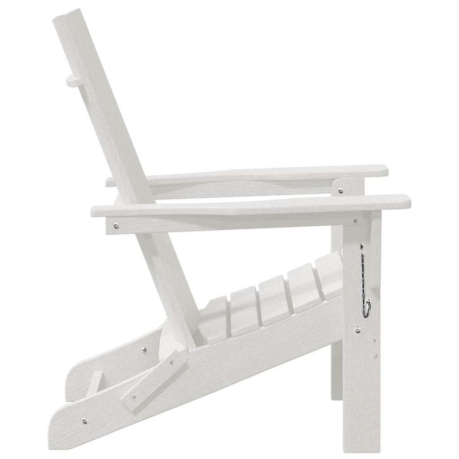 Vouw Adirondack Stoel 80,5 X 74,5 X 92 Cm Hdpe Wit