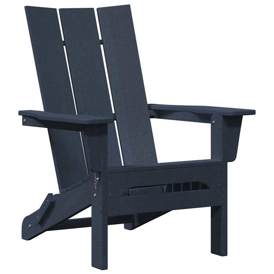 Vouw Adirondack Stoel 80,5 X 74,5 X 92 Cm Hdpe Marineblauw