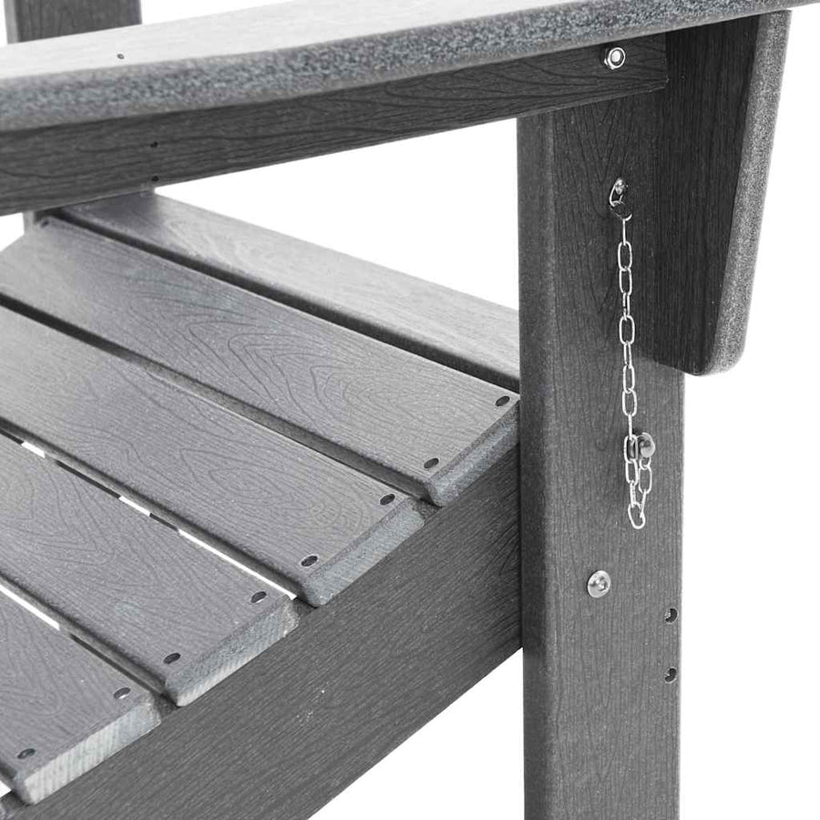 Vouw Adirondack Stoel Lichtgrijs 80,5 x 74,5 x 92 cm HDPE