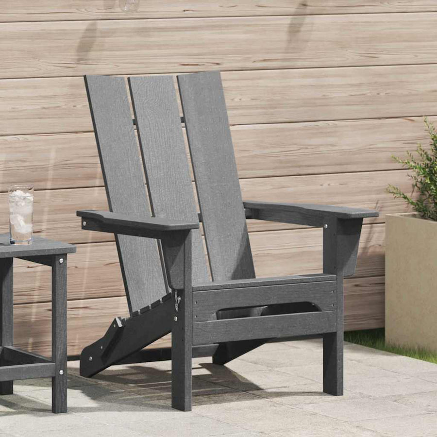 Vouw Adirondack Stoel Lichtgrijs 80,5 x 74,5 x 92 cm HDPE
