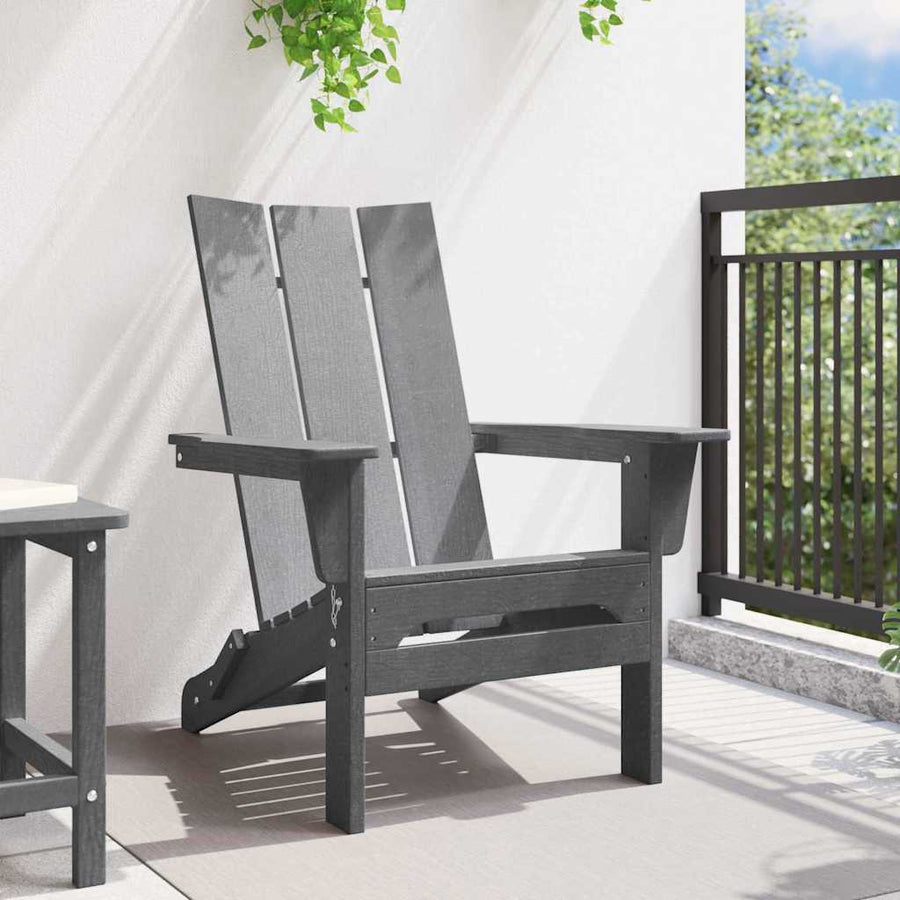 Vouw Adirondack Stoel Lichtgrijs 80,5 x 74,5 x 92 cm HDPE