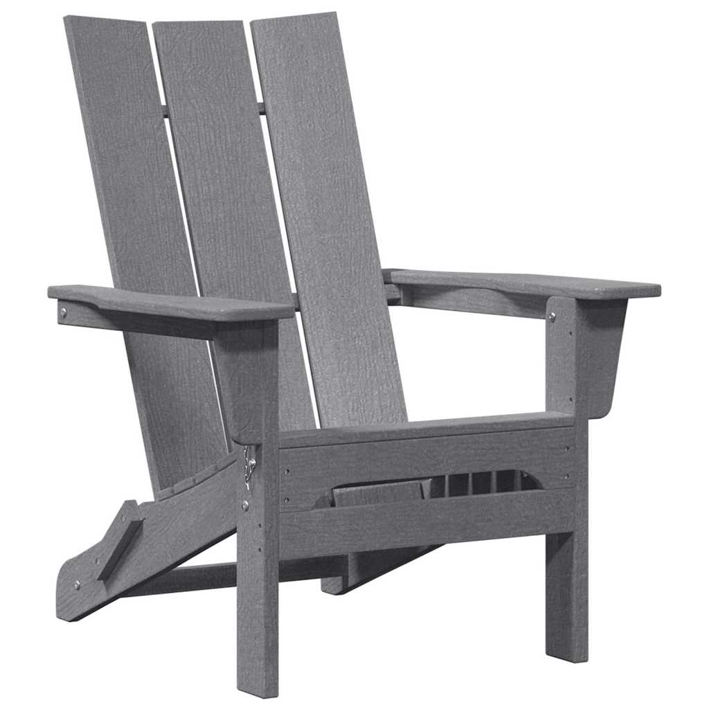 Vouw Adirondack Stoel Lichtgrijs 80,5 x 74,5 x 92 cm HDPE