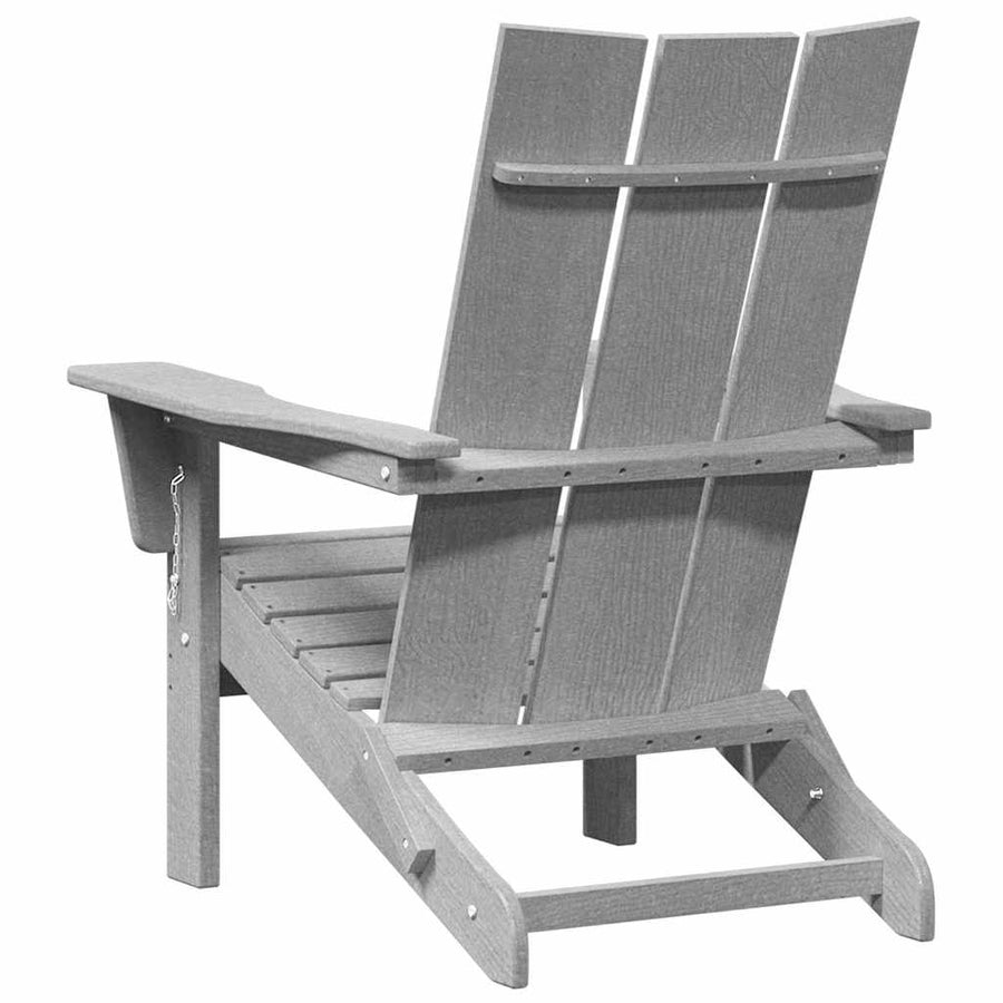 Vouw Adirondack Stoel Lichtgrijs 80,5 x 74,5 x 92 cm HDPE