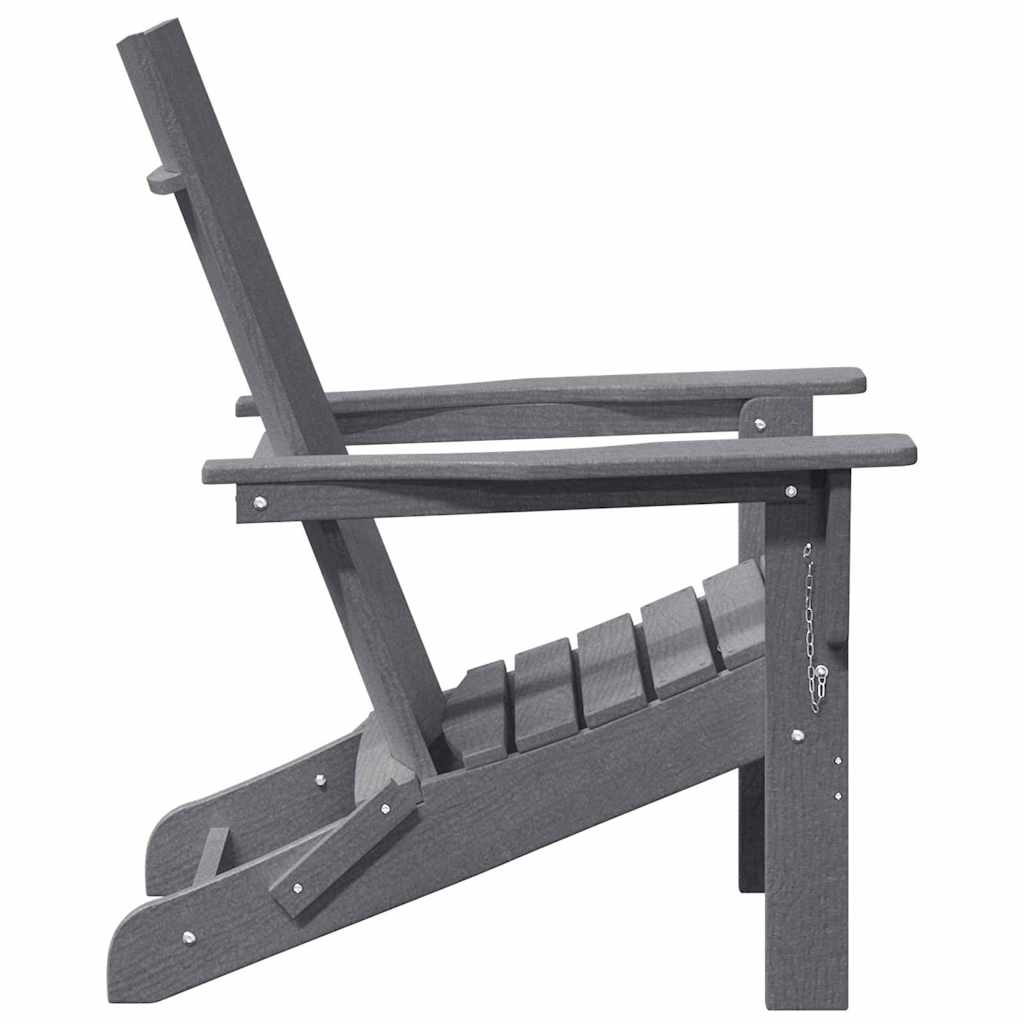 Vouw Adirondack Stoel Lichtgrijs 80,5 x 74,5 x 92 cm HDPE
