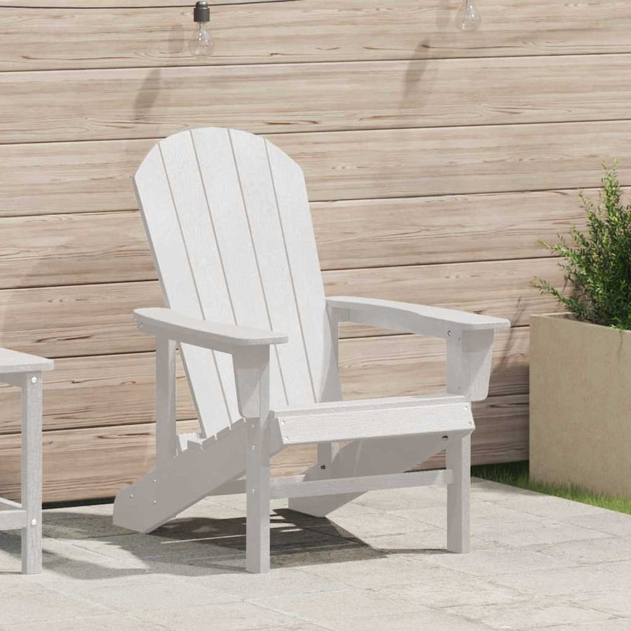 Adirondack-stoel Wit 82 x 74 x 92 cm HDPE