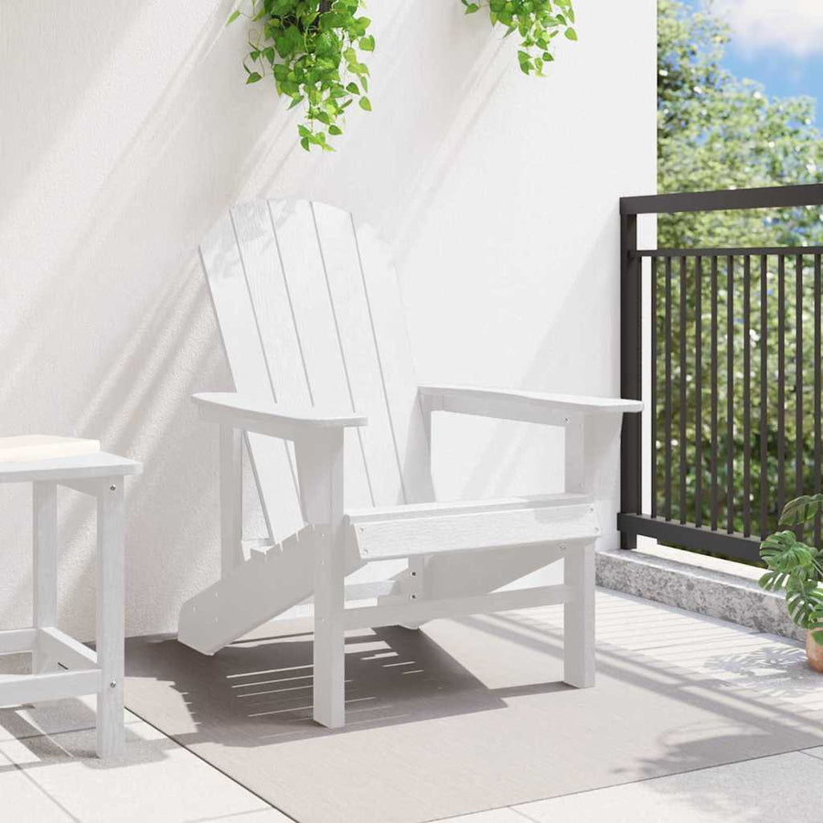 Adirondack-stoel Wit 82 x 74 x 92 cm HDPE