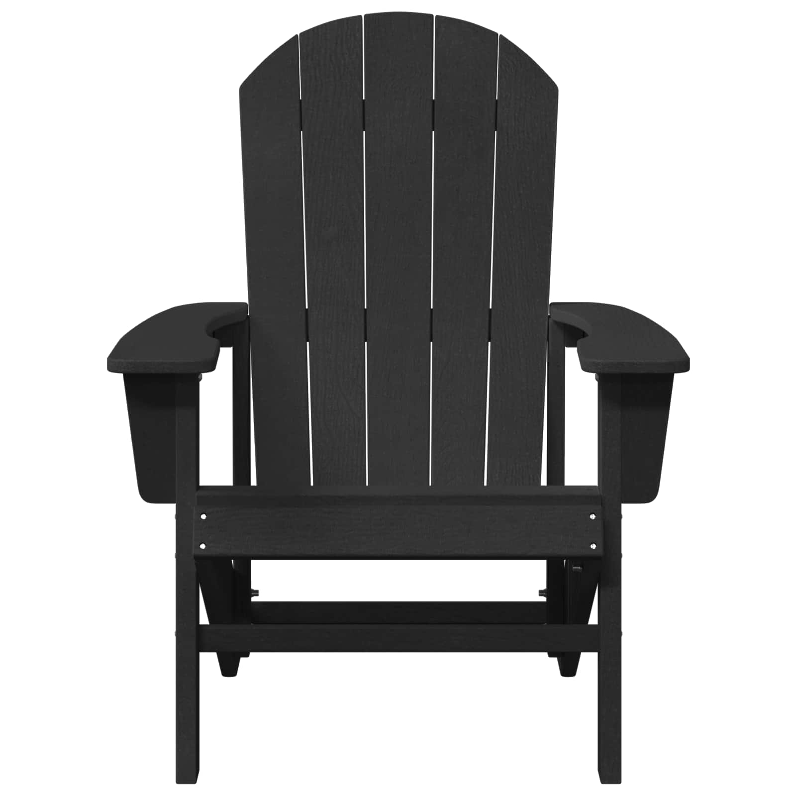 Adirondack-stoel Zwart 82 x 74 x 92 cm HDPE