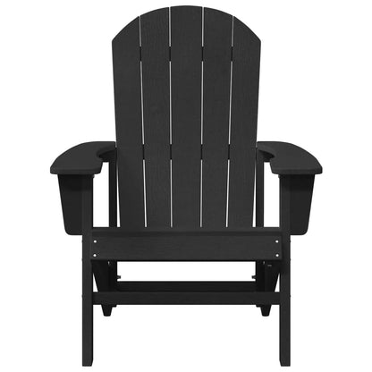 Adirondack-stoel Zwart 82 x 74 x 92 cm HDPE