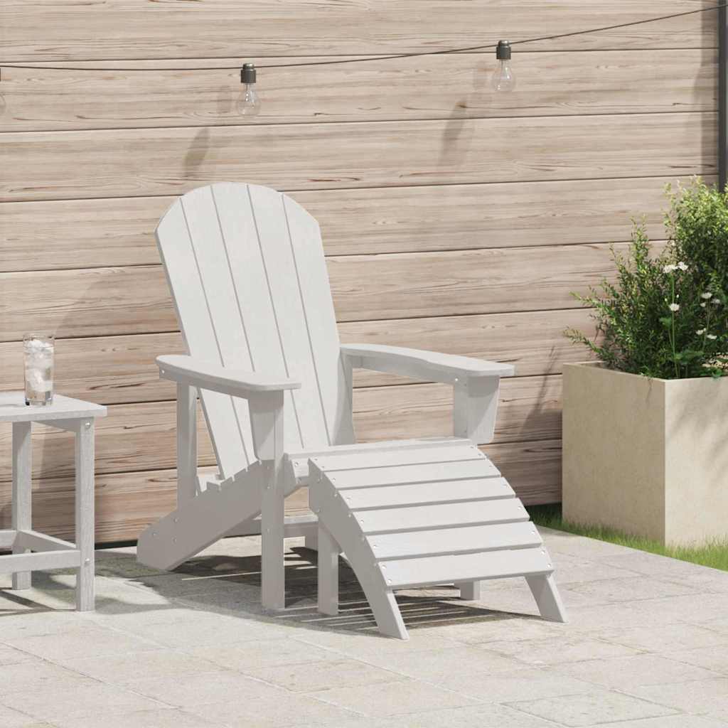 Adirondack-stoel Wit 82 x 74 x 92 cm HDPE