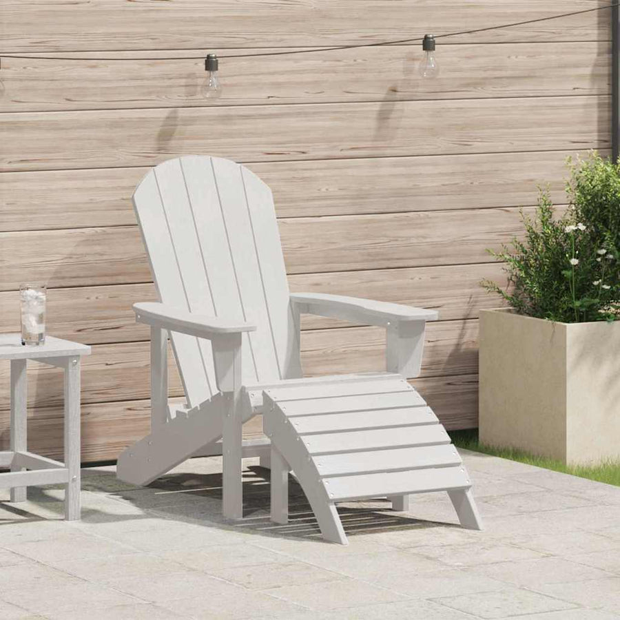 Adirondack-stoel Wit 82 x 74 x 92 cm HDPE